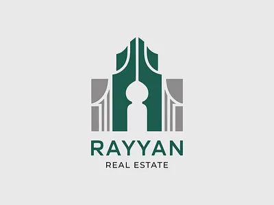 Rayyan Real Estate — Modern Minimalist Real Estate Logo Design architecture logo brand identity building logo business logo construction logo creative studio elegant logo house logo logo inspiration luxury logo minimal design minimalist logo modern logo premium logo professional logo property logo real estate branding real estate design real estate logo realtor logo