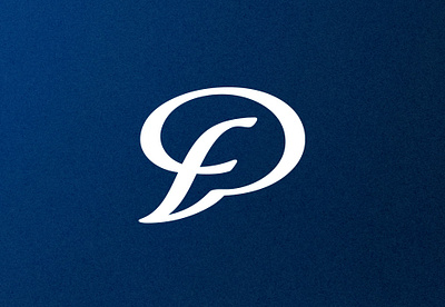 ForexPro Community blue branding c ci community corporate identity f flat color forex logo minimal p professional stroke vector