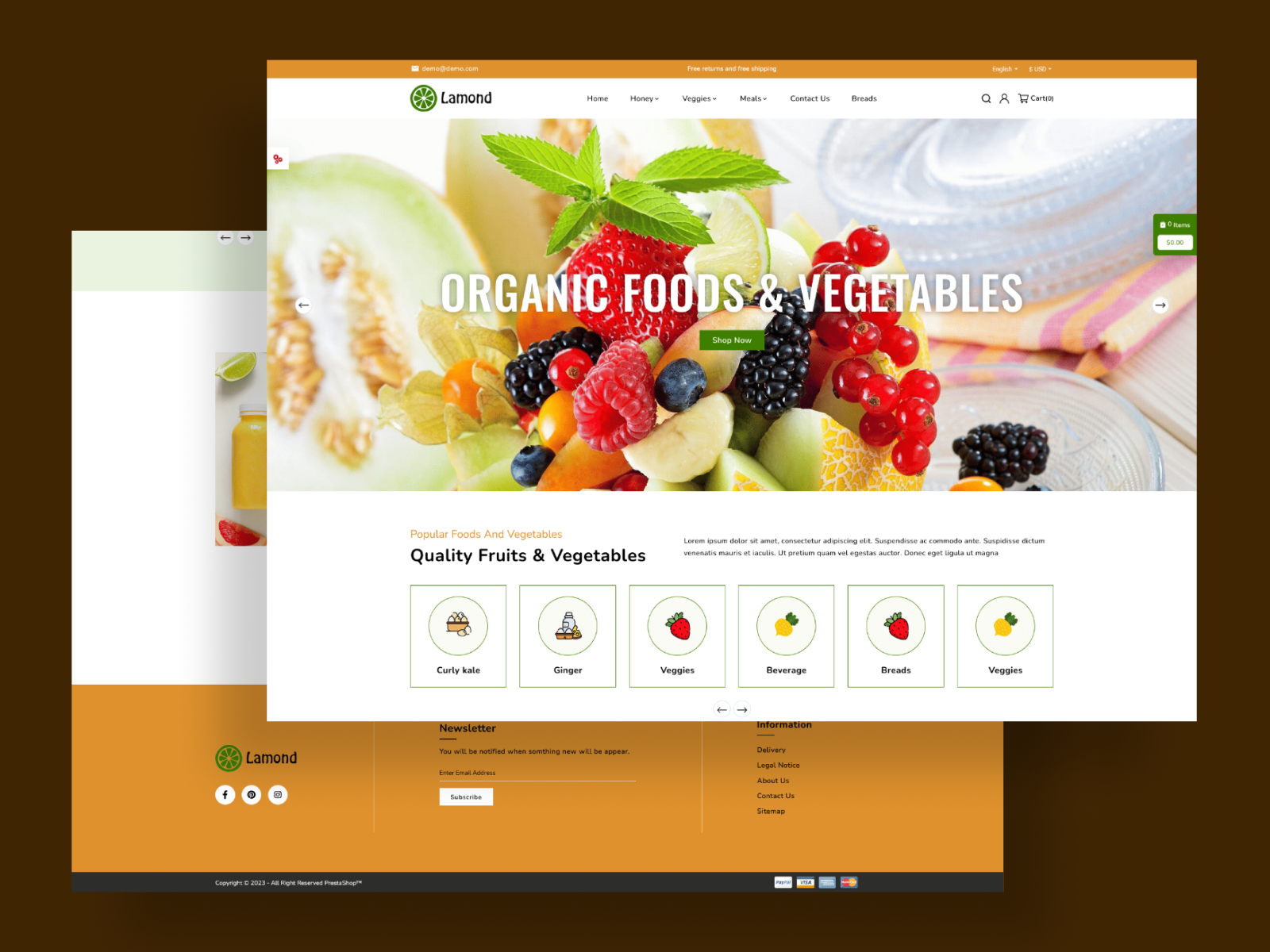 Example of Fast & Seo Ready E Commerce Websites
