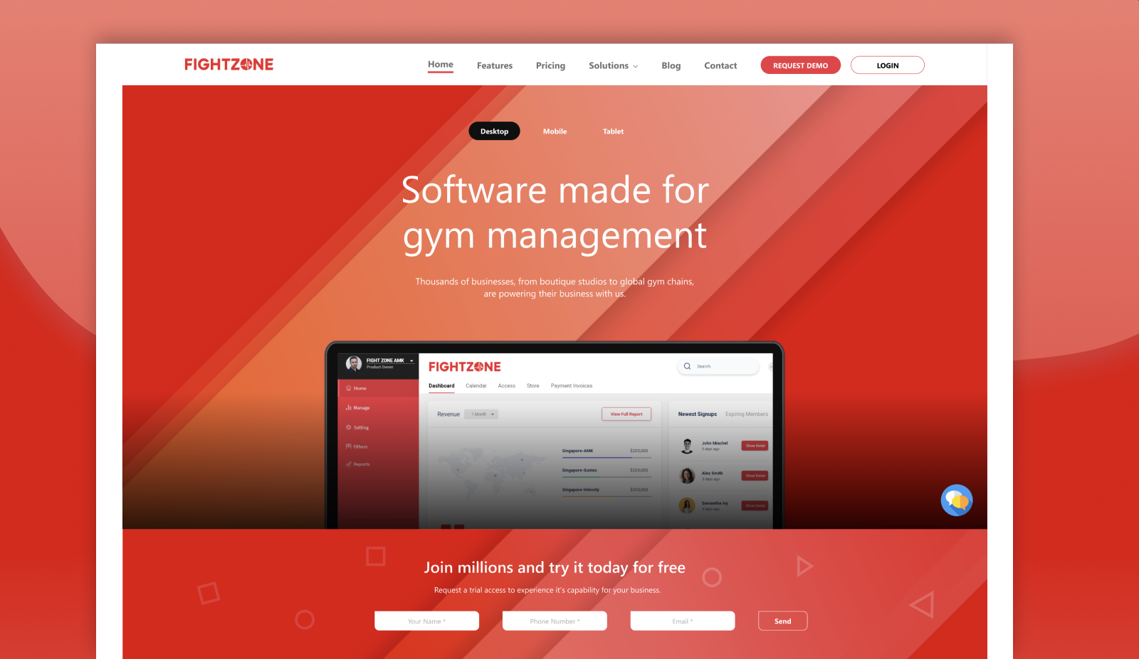Example of UX/UI Design