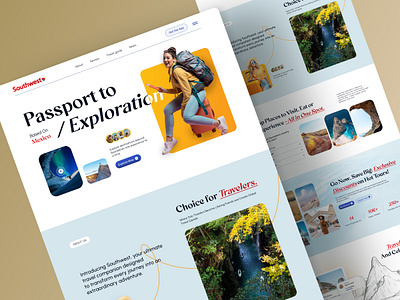 Website design : Travel Agency Landing Page agency clean clean layout design figma home page homepage landing landing page landingpage layout modern modern design travel agency trending trending design web webdesign website website design