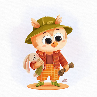 Owlet 2d art commission artist book cover illustration book illustration brand character branding cartoon cartoon character cartoon characters cartoon illustration character development children illustration commissions open design fairy tale illustration mascot packing design stylized