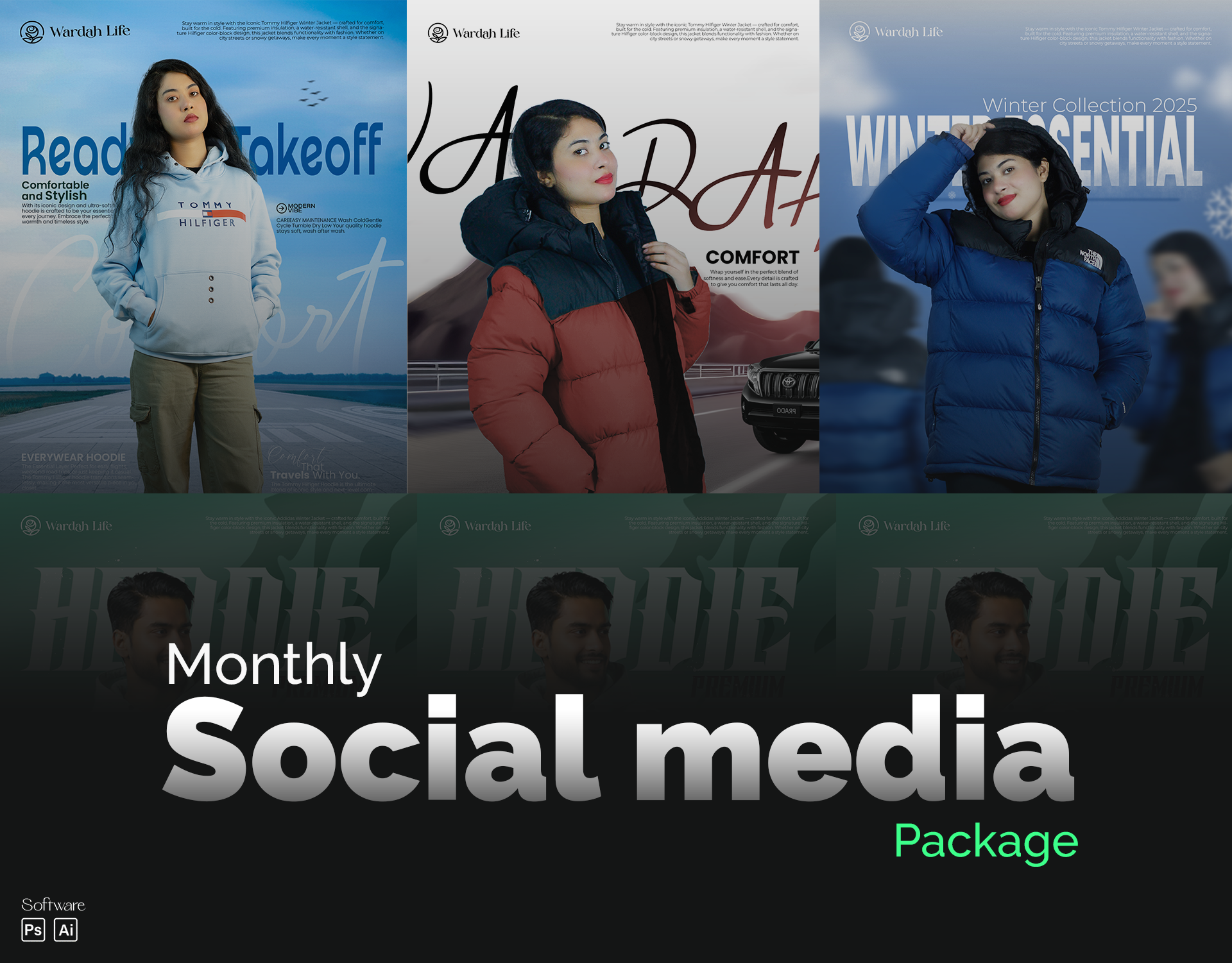 Example of Social Media Creatives | Get Pro Touch