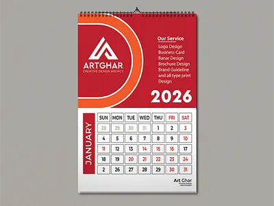 Calendar Design for 2026 2026 brand design branding calendar design calendar design 2026 calendar designs calendar print company calendar creative desk calendar graphic design motion graphics print unique wall calendar wall calendars