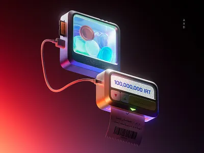 Credit, Empowered by Crypto 3d 3d design aminxdesign animation branding cinema 4d crypto design digital art fintech design graphic design lookdev motion graphics product visualization redshift visual identity