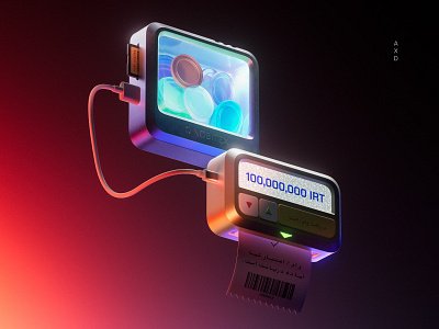 Credit, Empowered by Crypto 3d 3d design aminxdesign animation branding cinema 4d crypto design digital art fintech design graphic design lookdev motion graphics product visualization redshift visual identity