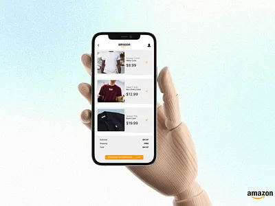 DailyUI 058 - Shopping Cart amazon dailyui ecommerce figma shopping cart ui uiux ux