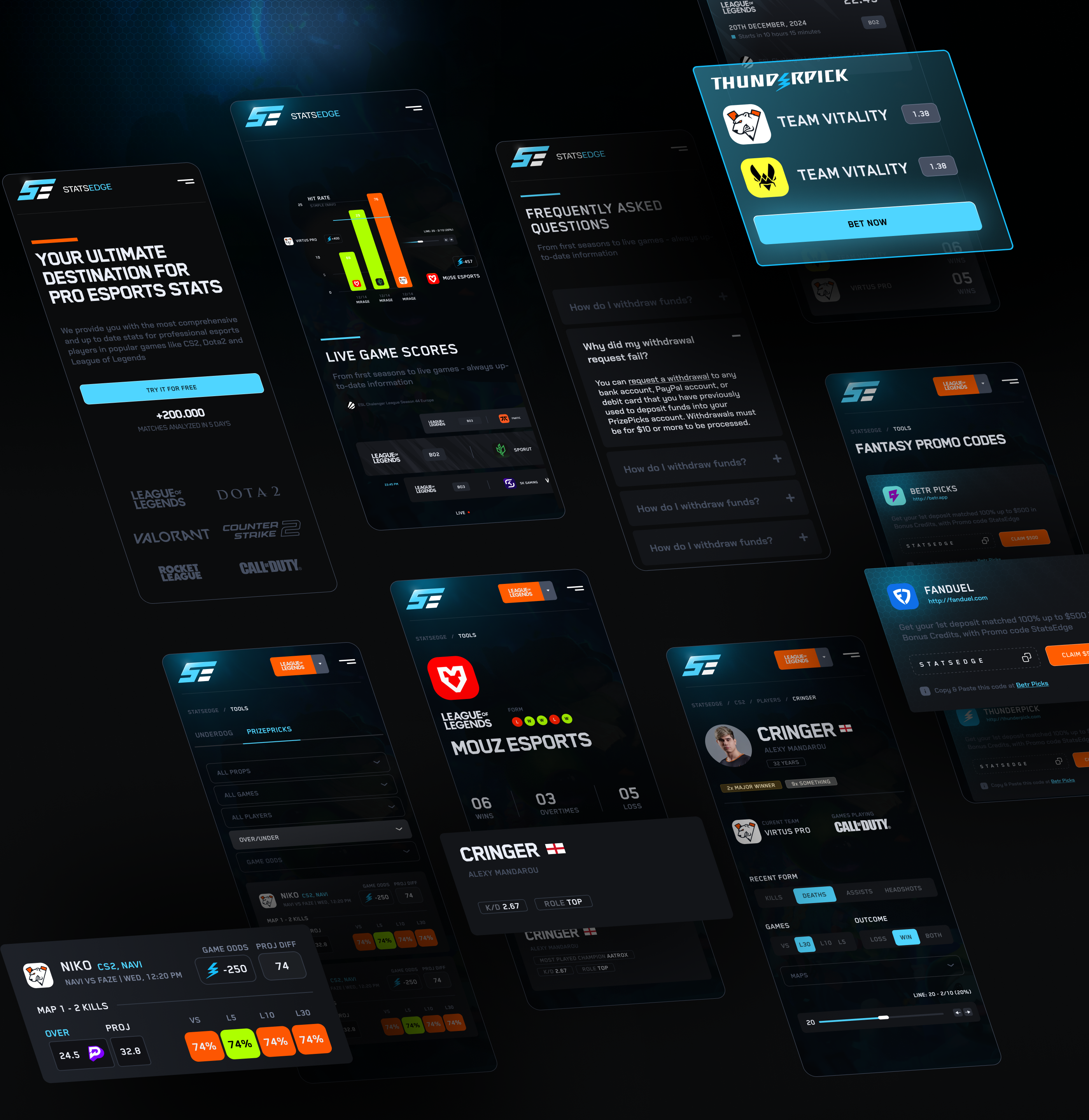 Prop Betting Site crm dashboard crypto dashboard esports app esports dashboard esports website fanbase app fanbase platform fandom platform game marketplace game platform gaming app gaming dashboard gaming website influencer marketing platform p2p marketplace prop betting saas dashboard saas website web3 gaming