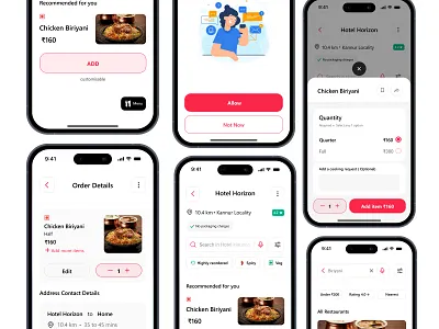 Zomato App UI Redesign app appui branding figma graphic design productdesign ui uiux ux