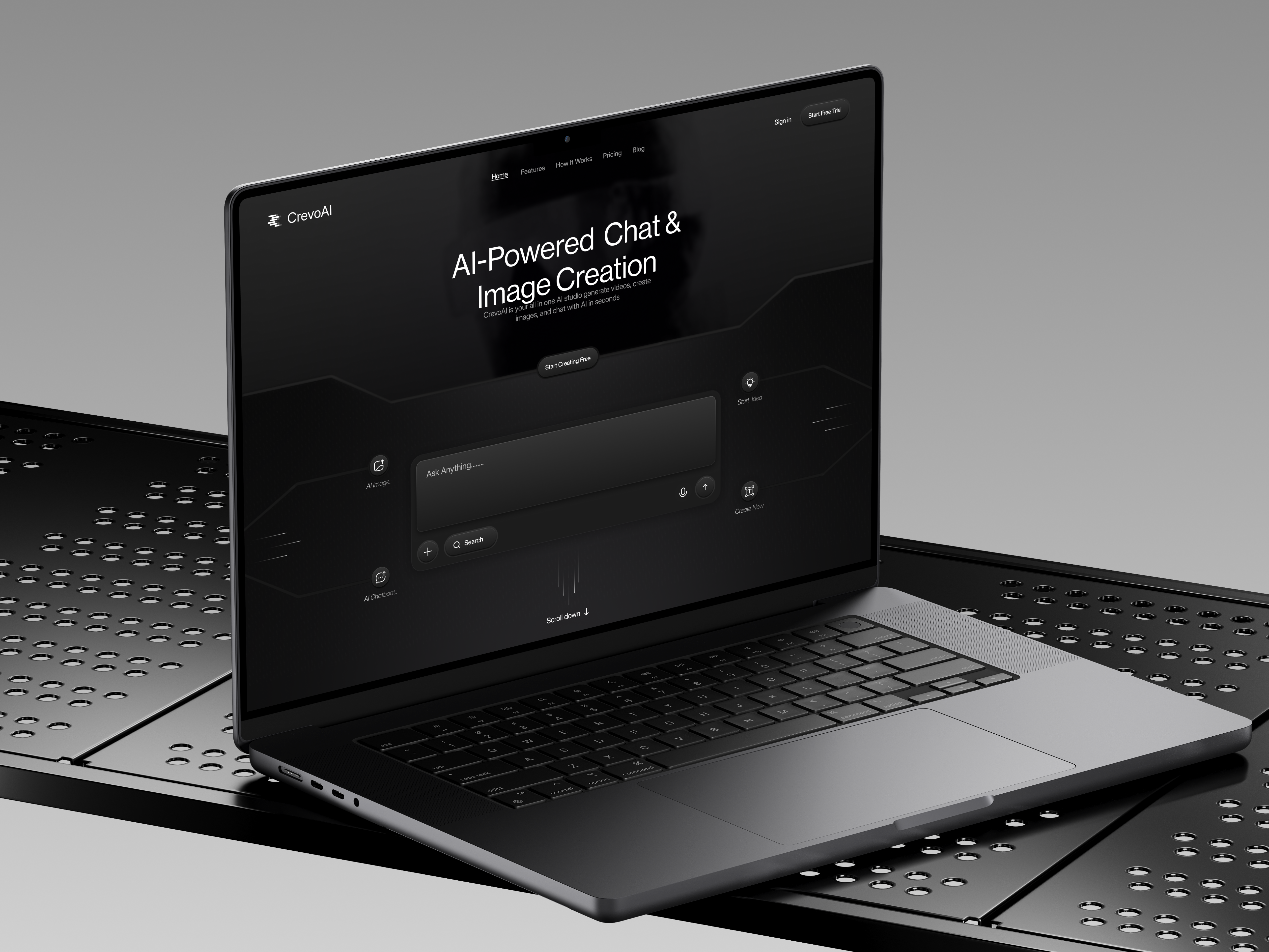 Example of Website UI Design Concept (6 Subpages)