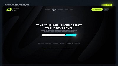 SaaS Landing Page crm dashboard crypto dashboard esports app esports dashboard esports website fanbase platform fandom platform game marketplace game platform gaming app gaming dashboard gaming website influencer marketing platform p2p marketplace ragebite saas dashboard saas landing page saas website web3 gaming