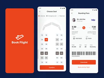 SkyBoard – Smart Flight Booking app concept app design arline app boarding app booking app clean design flight app flight ticket graphic design mobile app mobile theroy modern ui seat selection ticket booking travel app ui ui conept user experience ux