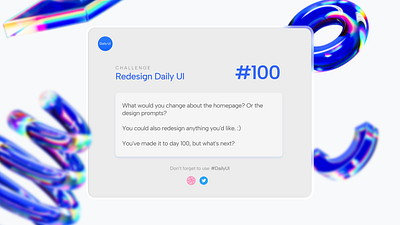 Daily UI 100 - Redesign dailyui design figma product design ui ux