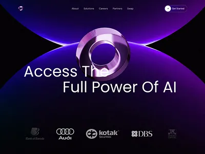 AI agents and blockchain platform 3d ai website a ai ai agent ai agent landing page ai agent website ai agents ai blockchain ai branding ai web3 award winning website futureistic website modern ai website uiux