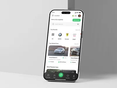 Car Rental App UI Design – Simplifying the Way You Travel 🚘 behancedesign carbookingapp carrentalapp cleanui figmadesign mobileapp modernux productdesign travelux uidesign uxdesign