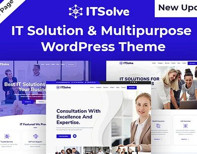 ITSolve - Multipurpose WordPress Theme advisor best theme best wordpress business consulting corporate finance marketing multipurpose top template top theme top wordpress top wp theme website wordpress