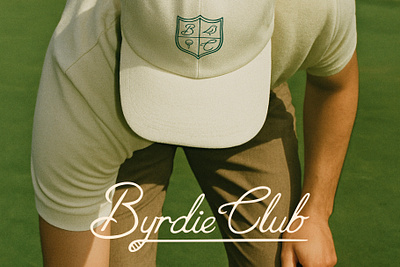 Byrdie Club - Luxury Golf Brand brand brand design brand identity branding branding agency club design golf graphic design illustration logo logo design logo idea script sports typography
