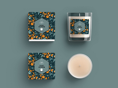 Candle Label & Packaging | Visumind Creative advertising branding candle candle label candle packaging design flora design flora packaging graphic design inspiration label packaging label design packaging design packaging inspiration visumind visumind creative