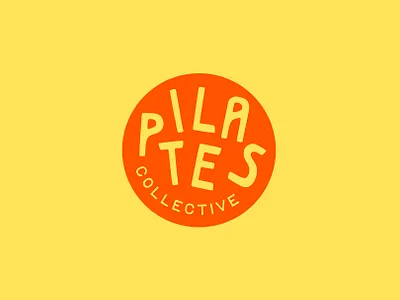 Logo Concept 04 - Pilates Collective badge brand brand identity branding circular concepts design graphic design hand drawn illustration lettering logo logos pilates studio typography ui ux vector yoga