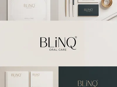 BLINQ ORAL CARE 3d animation branding graphic design logo motion graphics ui