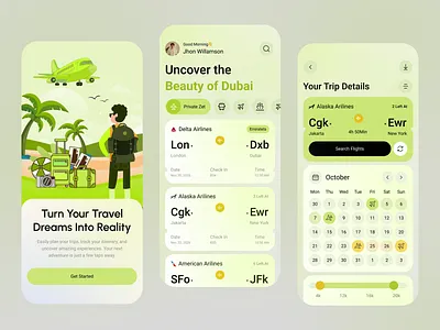 Travel Booking App advanture app design application ui booking calendar design inspiration flight booking illustration mobile planner tourism travel travel app travel mobile app travel services trip ui uiux design ux
