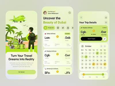 Travel Booking App advanture app design application ui booking calendar design inspiration flight booking illustration mobile planner tourism travel travel app travel mobile app travel services trip ui uiux design ux