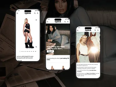 Typical | E-commerce | Mobile-First UI/UX & Responsiveness app design appdesign designinspiration ecommerce mobile responsive mobile ux mobilefirst mobileui responsivedesign uiux web designer webdesign website