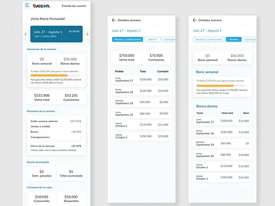 Tuccan: Community-Based E-Commerce app design ecommerce fintech mobile app mobile first rolling balance shopping ui user centered design ux design