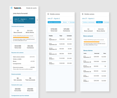 Tuccan: Community-Based E-Commerce app design ecommerce fintech mobile app mobile first rolling balance shopping ui user centered design ux design