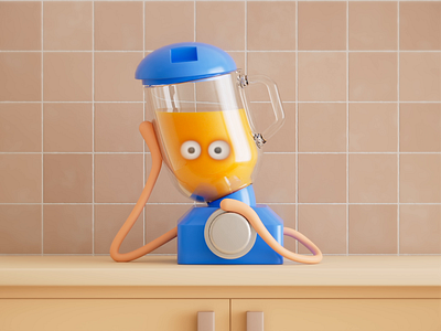 On/Off 3d c4d character cinema4d illustration render
