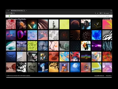 Project Gallery Mouse Effect Animation in Wix Studio (no code) 3d ai animation animations branding design gallery graphic design landing page no code portfolio ui web design web development website template wix wix studio