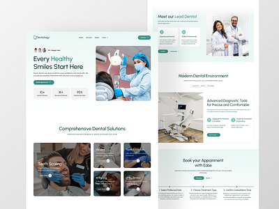 Dentology - Dental Clinic Website branding logo ui