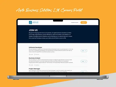 Careers Portal UI/UX Design careers portal design product design tech company uiux web app