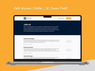 Careers Portal UI/UX Design careers portal design product design tech company uiux web app