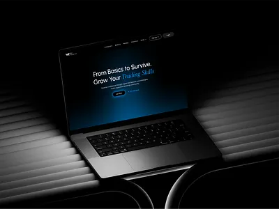 Wyl Trading Lab - Trading Course Website 3d animation branding graphic design logo motion graphics ui