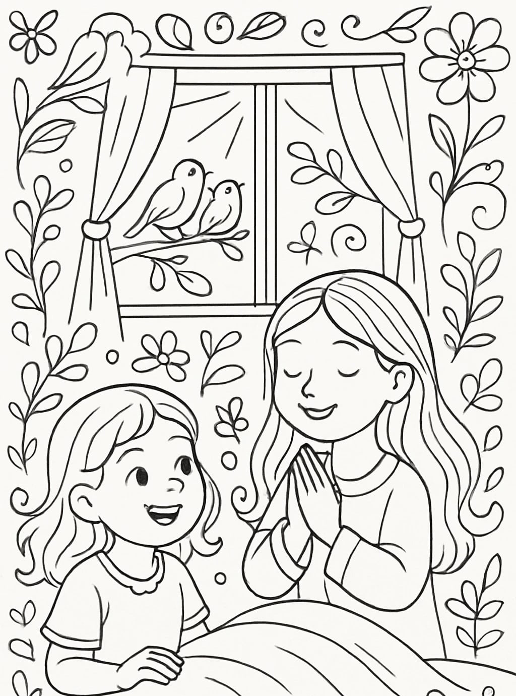 Example of Kids & Adult Coloring Pages