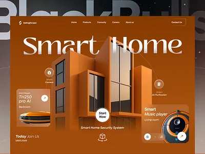 Home AI web ui design ai ai ui design clean ui home automation home ui minimal ui modern web product design smart home ui ui designer ux web web app web design web ui website website design