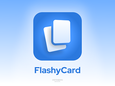 Flashycard logo artaban design flashycard logo logo