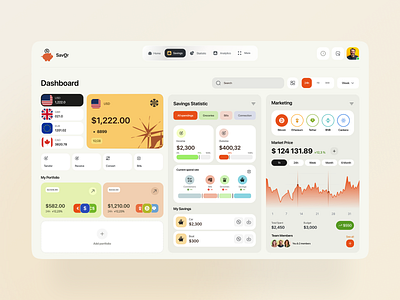 Smarter Money Management bank banking card finance fintech wallet web web design webdesign webiste website design