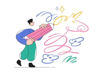 Creativity character design design illustration product ui vector webdesign