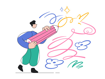 Creativity character design design illustration product ui vector webdesign