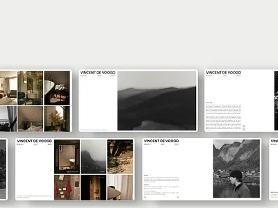 Vincent de Voogd - Web design branding typography ui ux web design