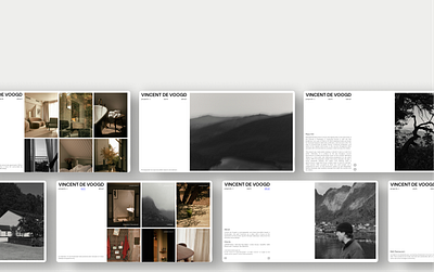 Vincent de Voogd - Web design branding typography ui ux web design