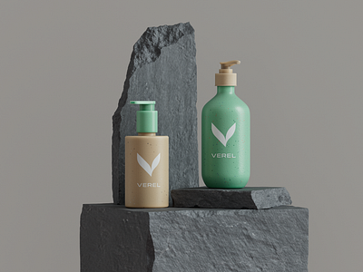 Verel • Logo design brand logo branding cosmetics italy logotype madeinitaly minimal logo minimaldesign modern logo white label