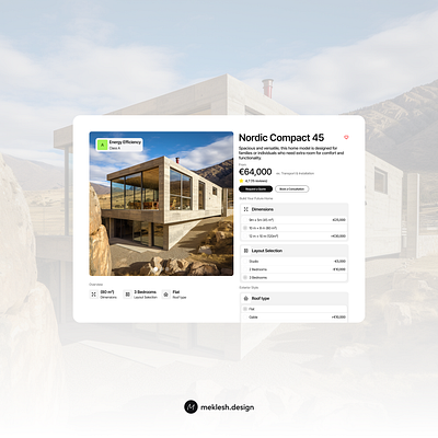 Module house configuration design module house ui ux