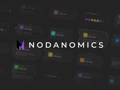 Node-based Web App branding dark design node product design ui ux uxui web app