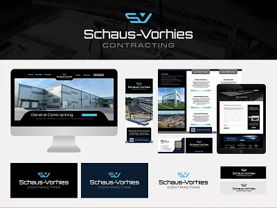 Schaus-Vorhies Contracting Project builder branding builder logo builder website construction construction branding construction logo construction website contracting contracting branding contracting logo contracting website general contractor iowa