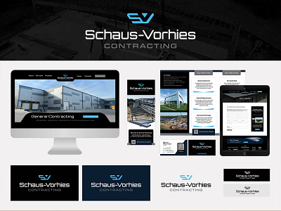 Schaus-Vorhies Contracting Project builder branding builder logo builder website construction construction branding construction logo construction website contracting contracting branding contracting logo contracting website general contractor iowa
