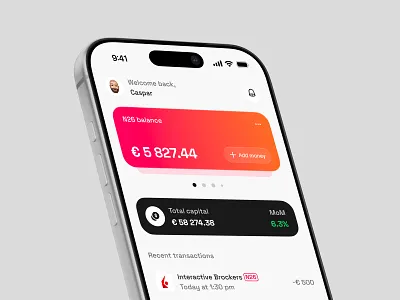 Personal finance tracking – Mobile app app banking capital card concept credit design expenses finance fintech income interaction management mobile product tracker transactions ui ux wallet