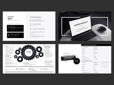 Minimal Pitch Deck Design ai black business company presentation deck design design google slides graphic design keynote light pitch deck pitch deck design power point powerpoint presentation presentation design presentation layout typography white